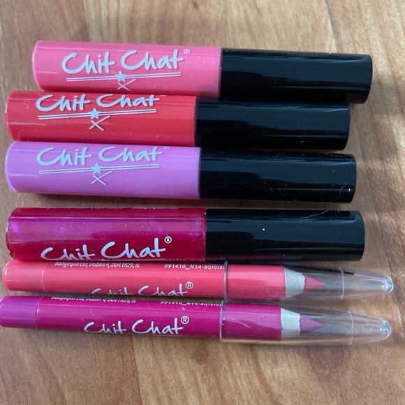 Bundle of 6 Lips Chit Chat Makeup - Picture 1 of 1